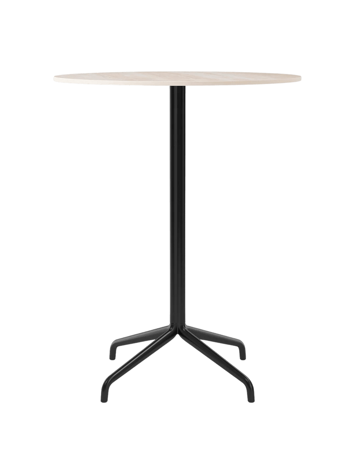 Harbour Column Counter Table - Audo Copenhagen Tables + Desks - Star base - Ø: 31.5 in - Ceramic Sand - HORNE