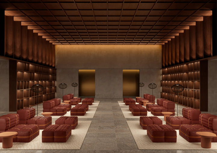 Haybale Lounge Chair with Footstool - Moooi Stools + Benches + Ottomans - Wabi Sabi - HORNE