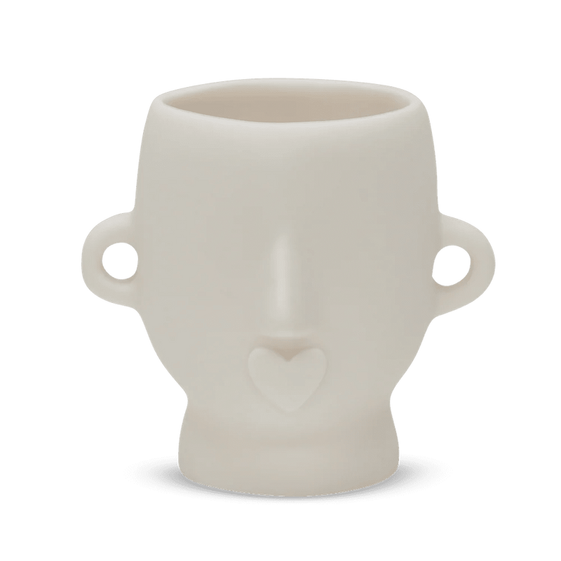 Heads Masculine Vase - Tina Frey Decorative Objects - Black - HORNE
