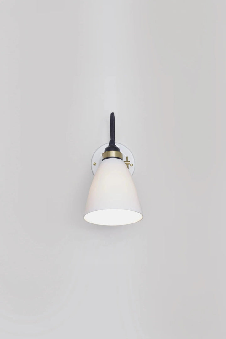 Hector 30 Wall Light with Switch - Gray Cable - Original BTC Wall Sconces - Grey - HORNE