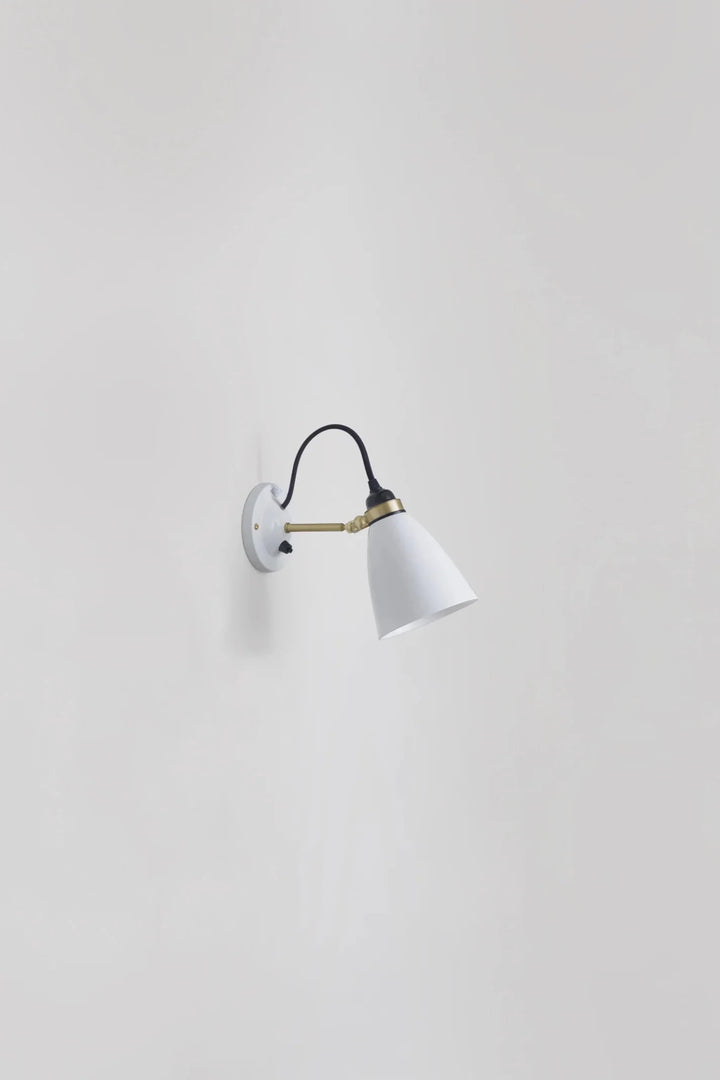 Hector 30 Wall Light with Switch - Gray Cable - Original BTC Wall Sconces - Black - HORNE