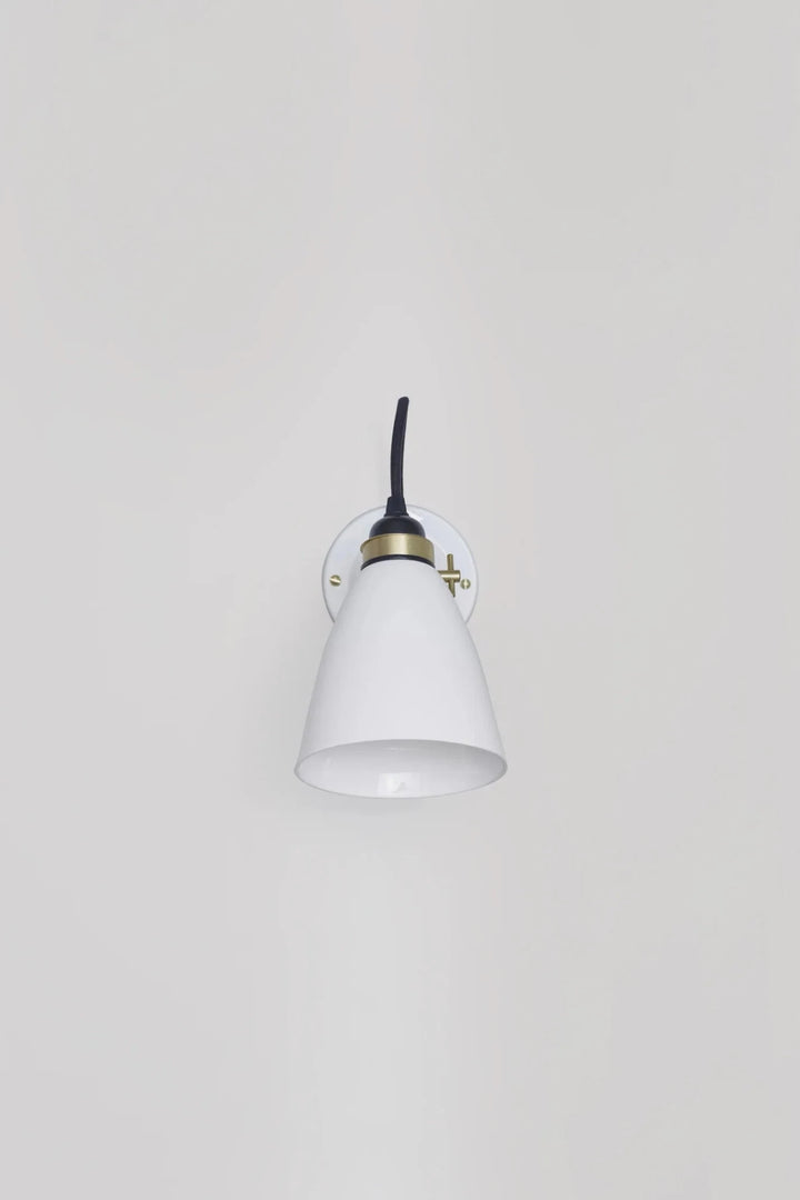 Hector 30 Wall Light with Switch - Gray Cable - Original BTC Wall Sconces - Grey - HORNE