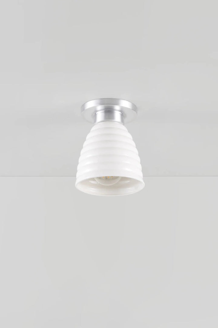 Hector Bibendum Ceiling Light - Original BTC Floor Lamps - Brushed Aluminum - HORNE