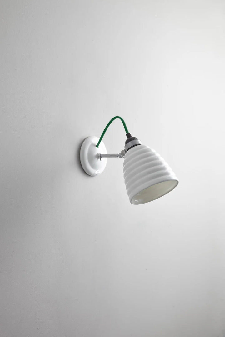 Hector Bibendum Wall Light - Original BTC Table + Task - Green - HORNE