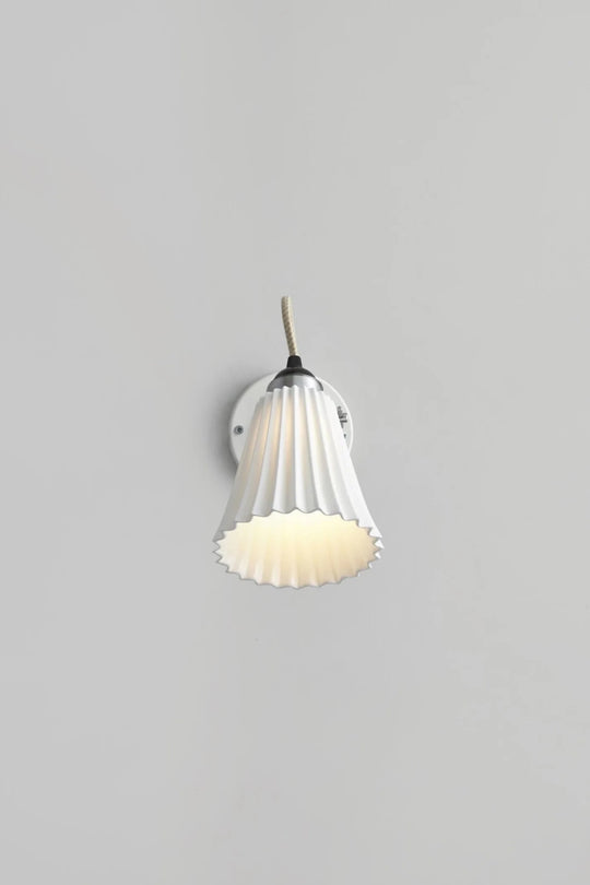 Hector Pleat Medium Wall Light - Switched - Original BTC Wall Sconces - HORNE