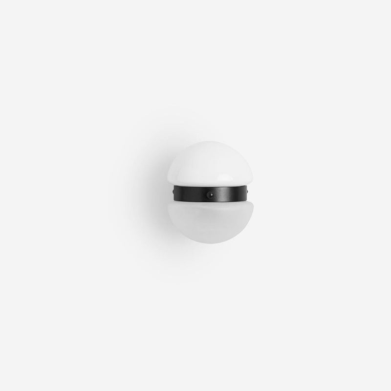 Hemisphere Sconce - Workstead - Wall Sconces - Matte Black Enamel - HORNE