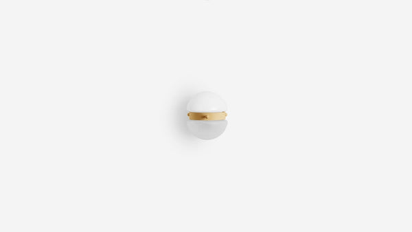 Hemisphere Sconce - Workstead - Wall Sconces - Straw - HORNE