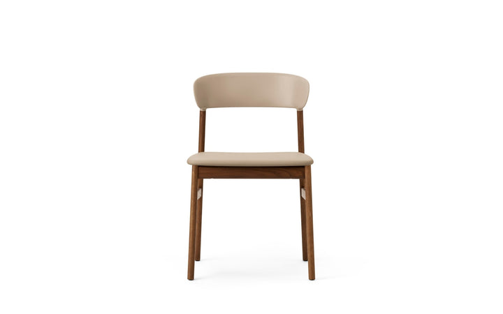 Herit Chair Upholstery - Normann Copenhagen Dining Chairs - Herit Chair Upholstery Smoked Oak - Remix White - HORNE