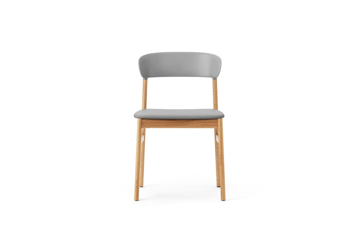 Herit Chair Upholstery - Normann Copenhagen Dining Chairs - Herit Chair Upholstery Oak - Remix White - HORNE