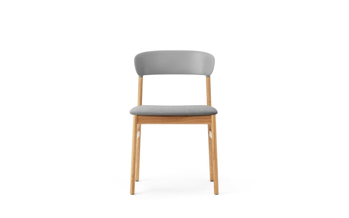Herit Chair Upholstery - Normann Copenhagen Dining Chairs - Herit Chair Upholstery Oak - Remix White - HORNE