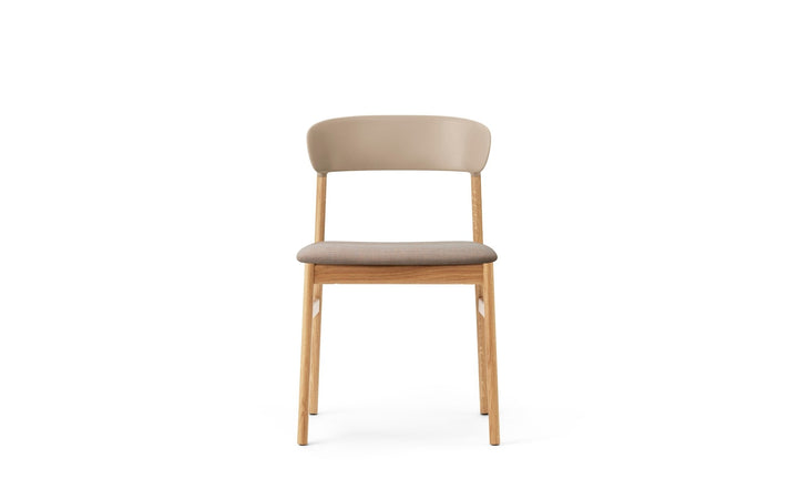 Herit Chair Upholstery - Normann Copenhagen Dining Chairs - Herit Chair Upholstery Oak - Remix White - HORNE