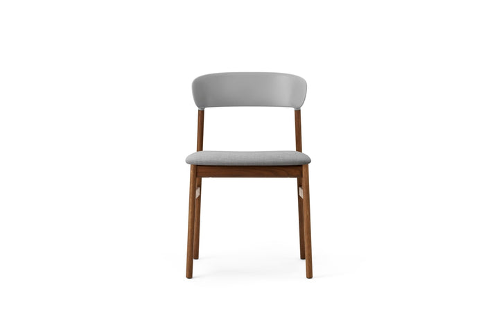 Herit Chair Upholstery - Normann Copenhagen Dining Chairs - Herit Chair Upholstery Smoked Oak - Remix White - HORNE