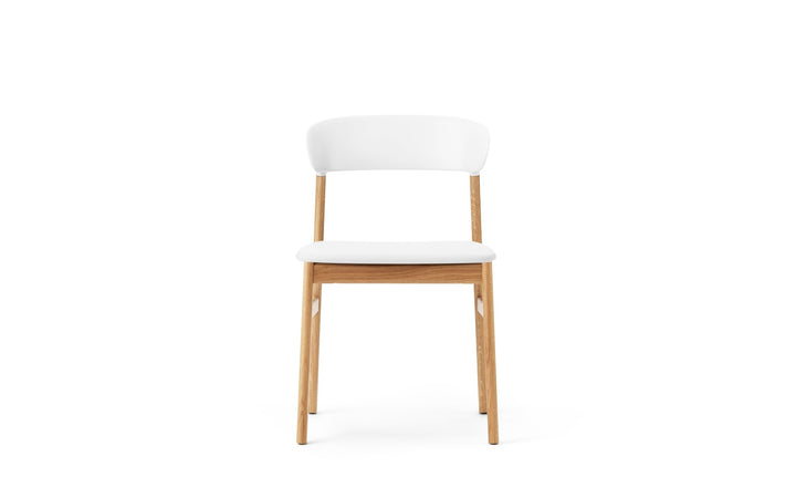 Herit Chair Upholstery - Normann Copenhagen Dining Chairs - Herit Chair Upholstery Oak - Remix White - HORNE