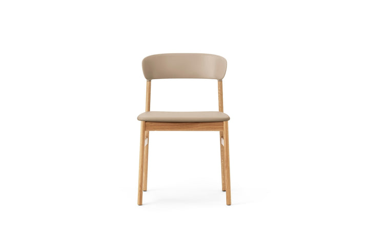Herit Chair Upholstery - Normann Copenhagen Dining Chairs - Herit Chair Upholstery Oak - Remix White - HORNE