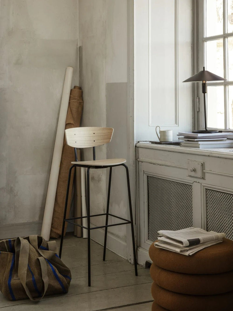 Herman Bar Chair - Ferm Living Chairs - Black - HORNE