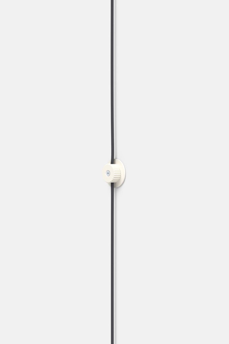 Hoist Pendant Plug - In - Large Glass Diffuser - Small Shade - RBW Lighting - Cream White - Cream White - 2700K (warm white) - HORNE