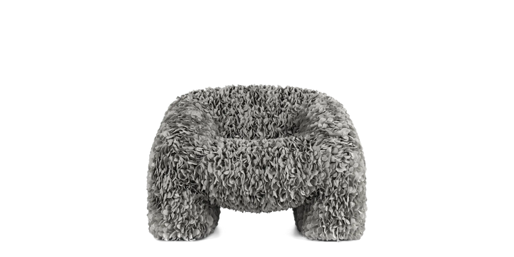 Hortensia Armchair - Moooi Chairs - Hortensia Armchair Petal Grey - HORNE