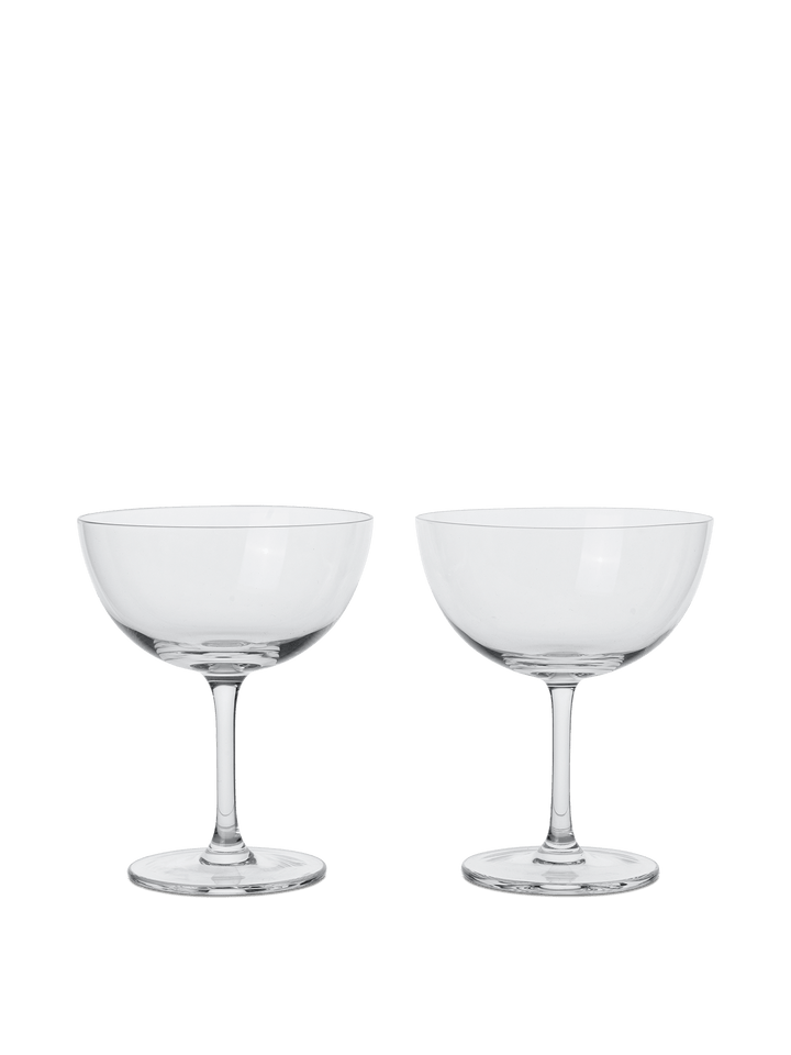 Ferm Living Host Cocktail Glasses - Set of 2 - Ferm Living - Glassware - Clear - HORNE