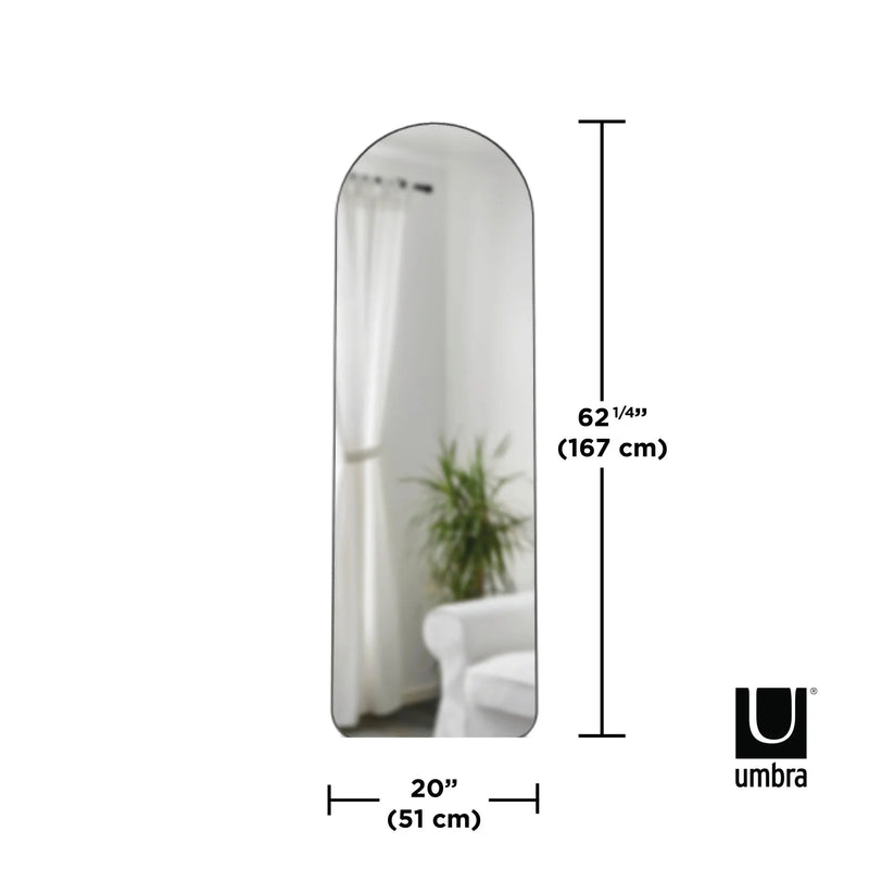 Hubba Arched Leaning & Wall Mirror - Umbra Mirrors - Brass - HORNE