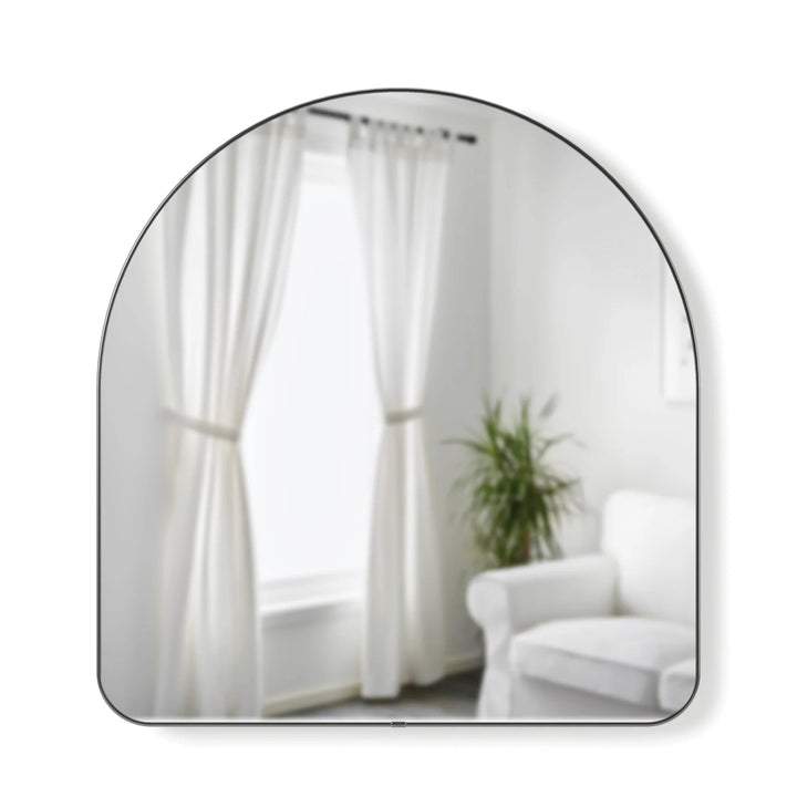 Hubba Arched Wall Mirror - Umbra Mirrors - Metallic-Titanium - HORNE