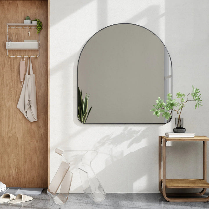 Hubba Arched Wall Mirror - Umbra Mirrors - Metallic-Titanium - HORNE