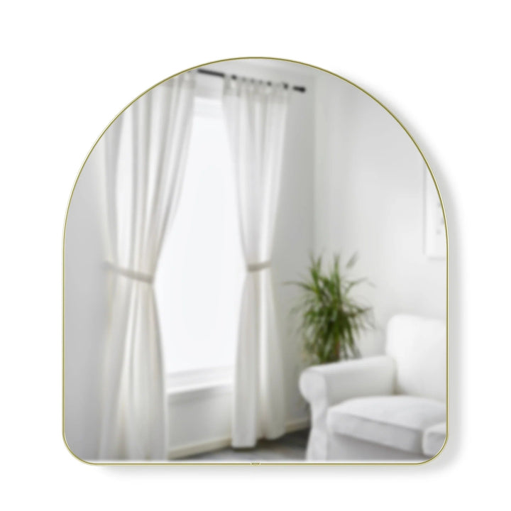 Hubba Arched Wall Mirror - Umbra Mirrors - Brass - HORNE