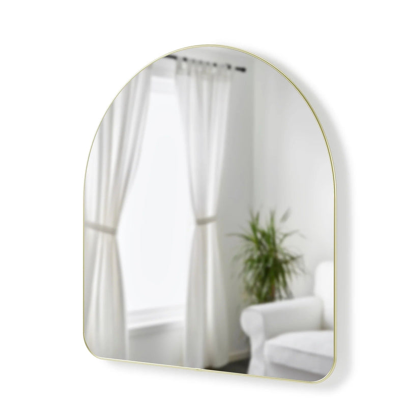 Hubba Arched Wall Mirror - Umbra Mirrors - Brass - HORNE