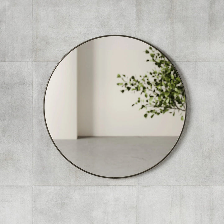 Hubba Wall Mirror - Umbra Mirrors - Brass - HORNE