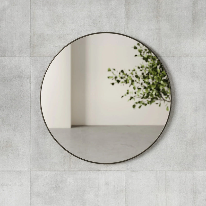 Hubba Wall Mirror - Umbra Mirrors - Brass - HORNE