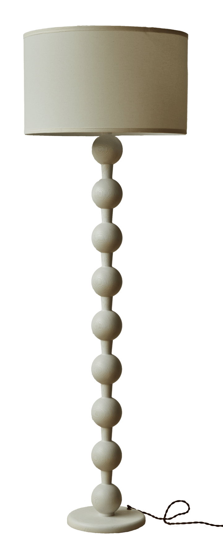 Hugo Barbell Floor Lamp - Lostine - Floor Lamps - White Wash - Ivory - HORNE