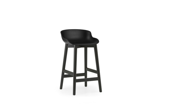 Hyg Barstool 65 cm Wood - Normann Copenhagen Barstools - Hyg Barstool 65 cm Black Oak - Black - HORNE