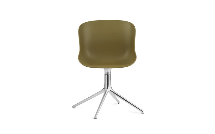 Hyg Chair Swivel 4L - Normann Copenhagen Swivel Chairs - Hyg Chair Swivel 4L Alu - Sand - HORNE