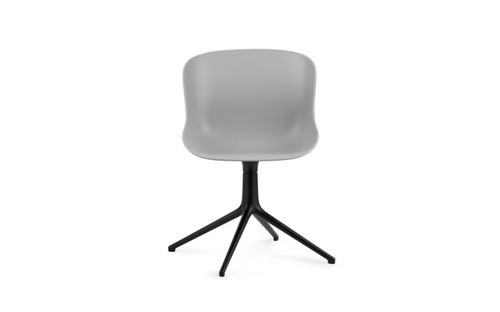 Hyg Chair Swivel 4L - Normann Copenhagen Swivel Chairs - Hyg Chair Swivel 4L Black Alu - Sand - HORNE
