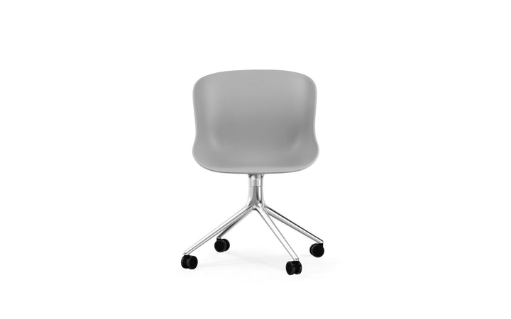 Hyg Chair Swivel 4W - Normann Copenhagen Swivel Chairs - Hyg Chair Swivel 4W Alu - Olive - HORNE