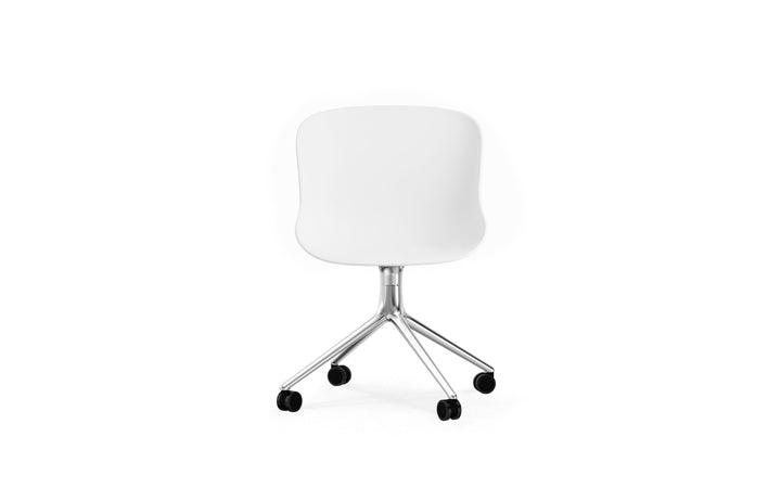 Hyg Chair Swivel 4W - Normann Copenhagen Swivel Chairs - Hyg Chair Swivel 4W Alu - Olive - HORNE