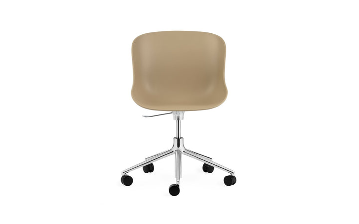 Hyg Chair Swivel 5W Gas Lift - Normann Copenhagen Swivel Chairs - Hyg Chair Swivel 5W Gas Lift Alu - Sand - HORNE