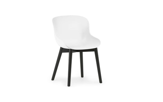 Hyg Chair Wood - Normann Copenhagen Dining Chairs - Hyg Chair Black Oak - White - HORNE