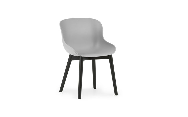 Hyg Chair Wood - Normann Copenhagen Dining Chairs - Hyg Chair Black Oak - Grey - HORNE