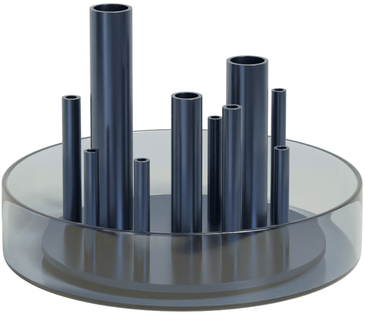 Ikeru Vase - Fritz Hansen Vases - Low - Dusk blue - HORNE