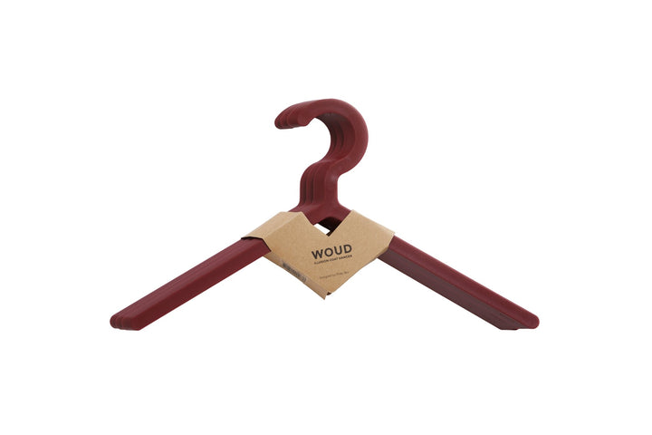 Illusion Hanger - Set of 3 - Woud Hangers & Hooks - Deep red - HORNE