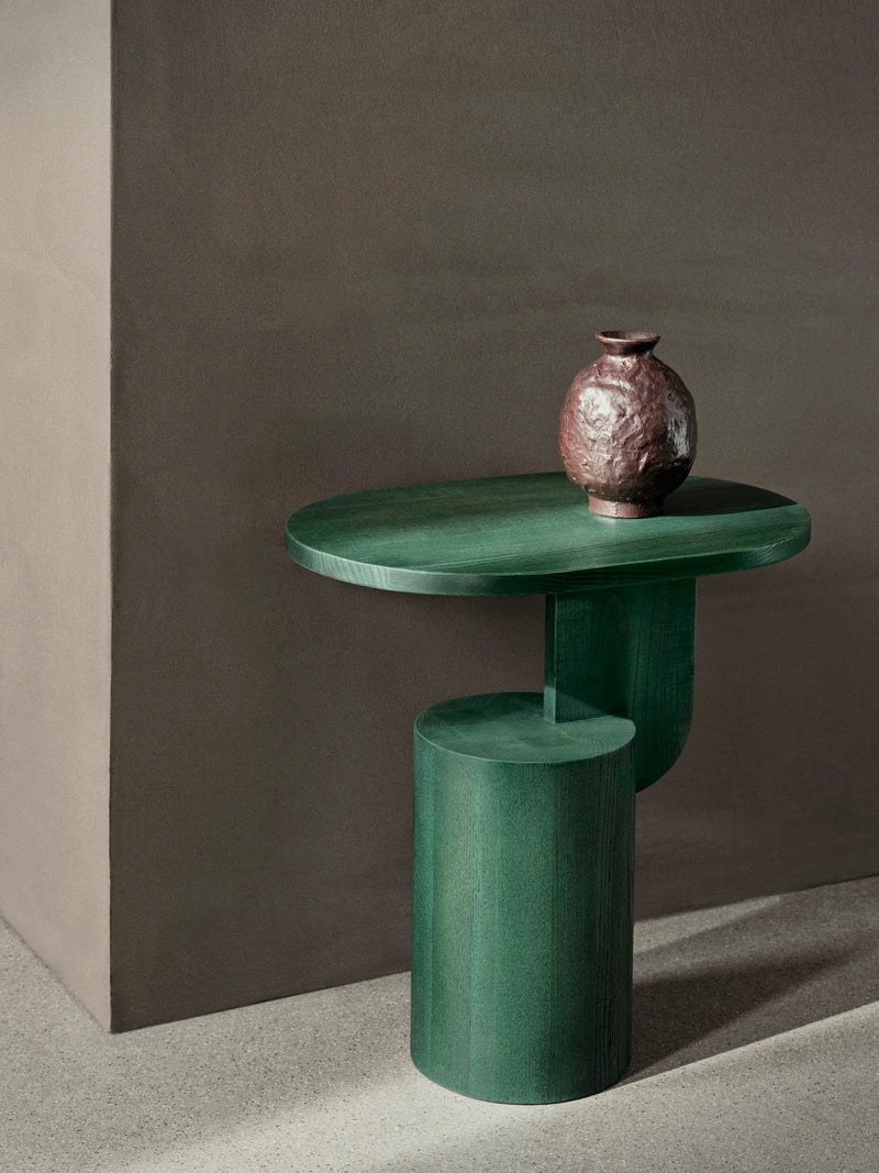 Insert Side Table - Myrtle Green Stained