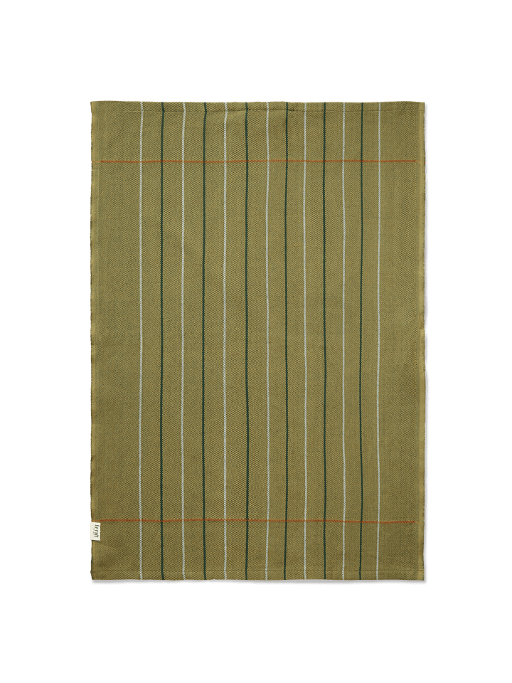 Ito Tea Towel - Set of 2 - Ferm Living - Kitchen + Table Linens - Seaweed - HORNE