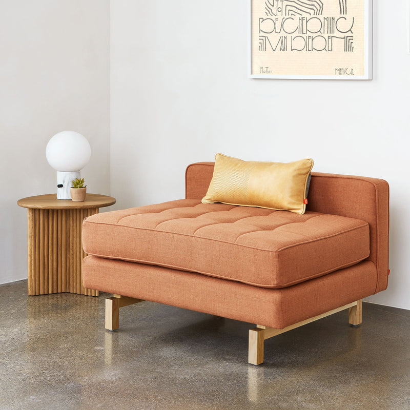 Jane 2 Lounge - Gus* Modern - Sofas - Bayview Silver - Walnut - HORNE