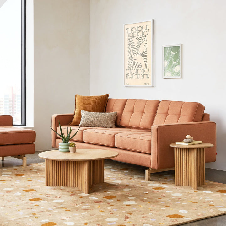 Jane 2 Sofa - Gus* Modern - Sofas - Merino Mocha - Natural Ash - HORNE