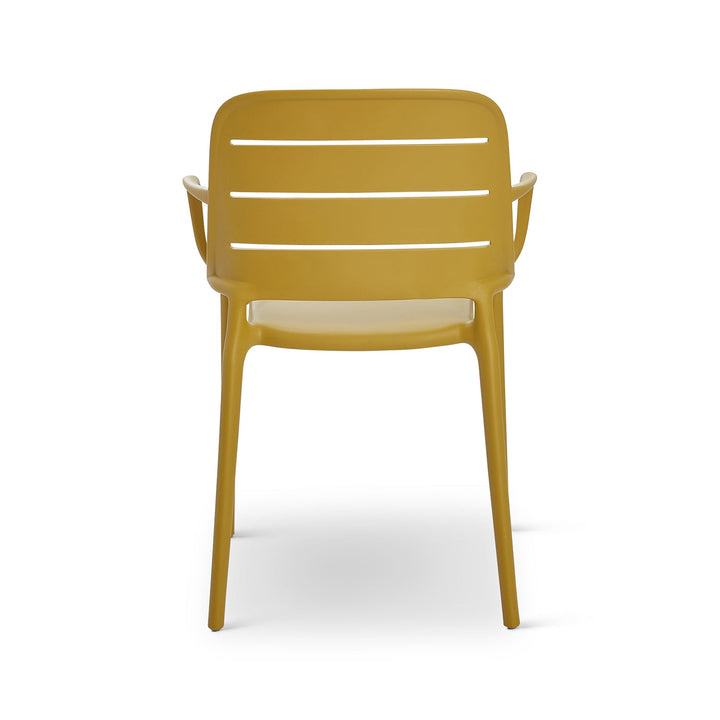 Jasper Outdoor Stacking Armchair - Set of 4 - Urbia Chairs - Army Green - HORNE