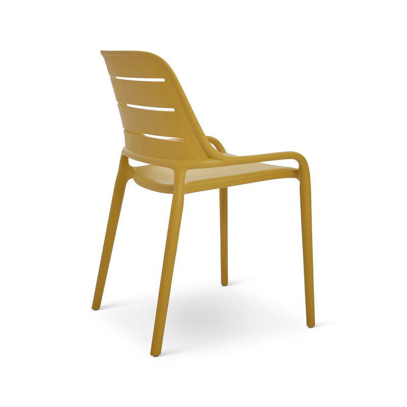 Jasper Outdoor Stacking Chair - Set of 4 - Urbia Chairs - Army Green - HORNE