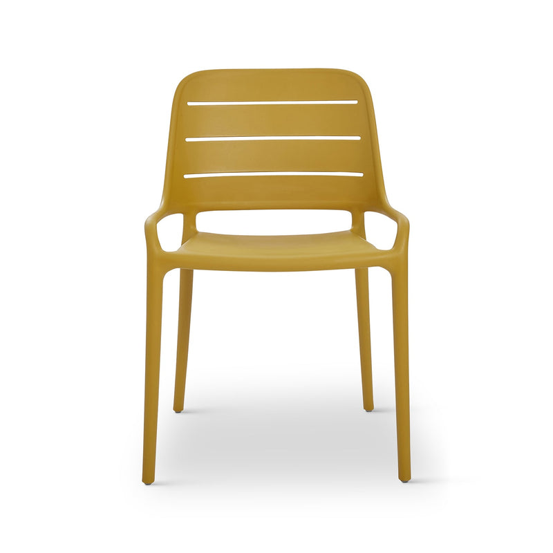 Jasper Outdoor Stacking Chair - Set of 4 - Urbia Chairs - Army Green - HORNE