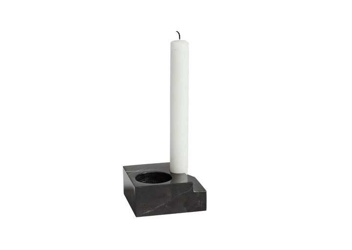 Jeu De Dés 3 Candle Holder - Woud Candle Holders - Brown - HORNE
