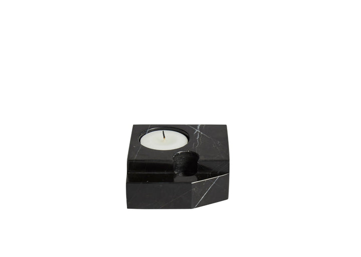 Jeu De Dés 3 Candle Holder - Woud Candle Holders - Brown - HORNE
