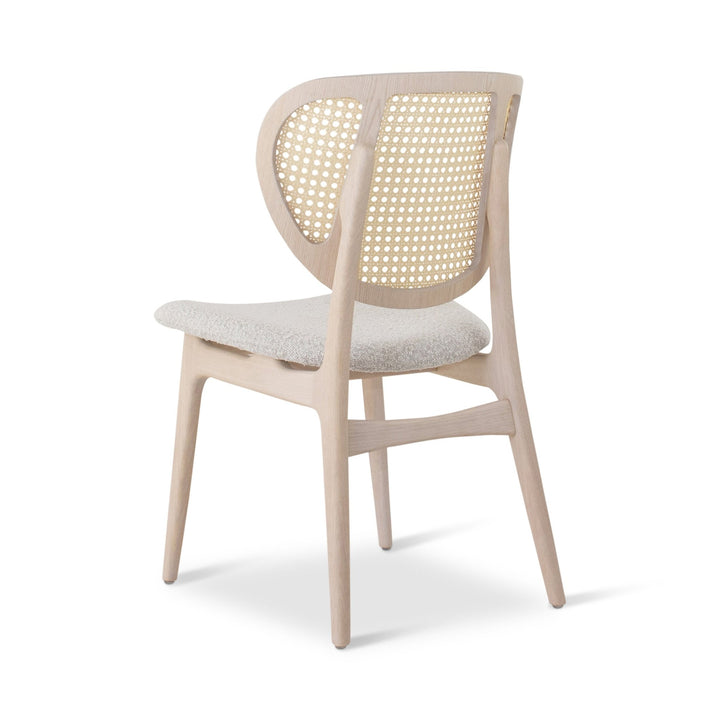 Joelma Cane Side Chair - Urbia Chairs - Medley Ivory Nogal - HORNE